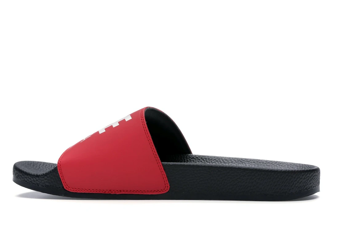 Vue 20 de A Bathing Ape Bape Sta Slide Black Red