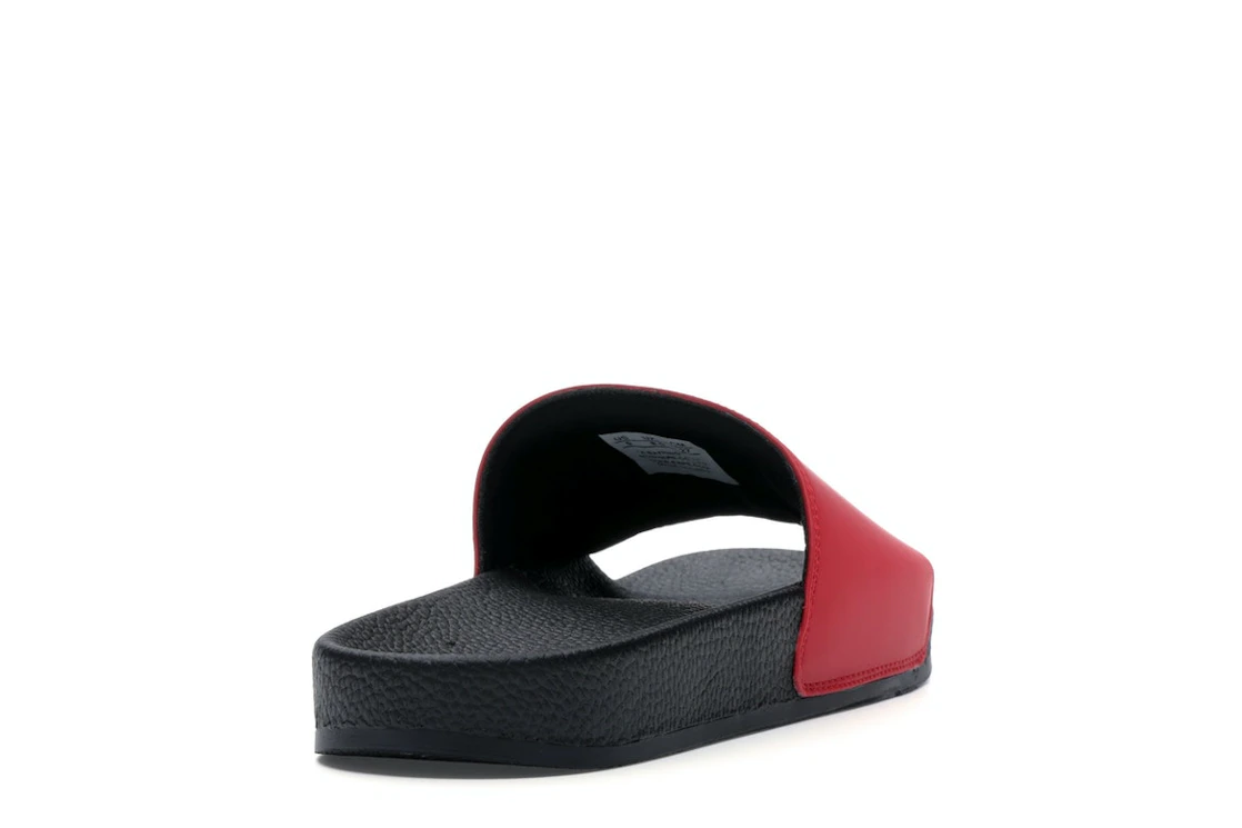 Vue 30 de A Bathing Ape Bape Sta Slide Black Red