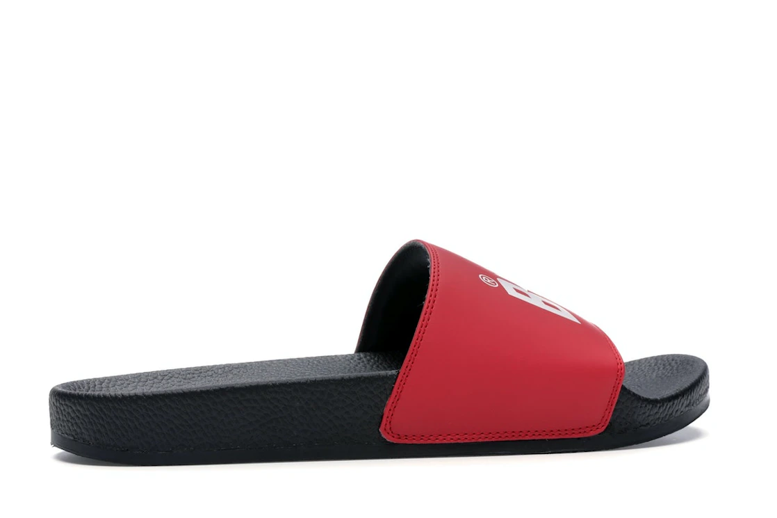 Vue 35 de A Bathing Ape Bape Sta Slide Black Red