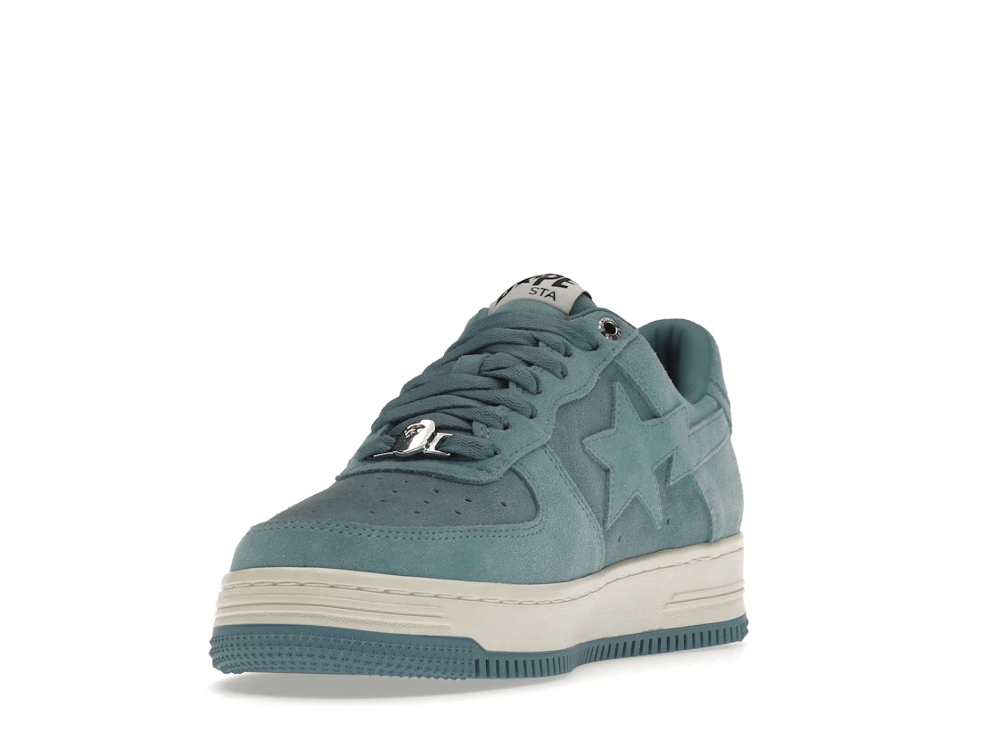 Vue 13 de A Bathing Ape Bape Sta Blue Suede