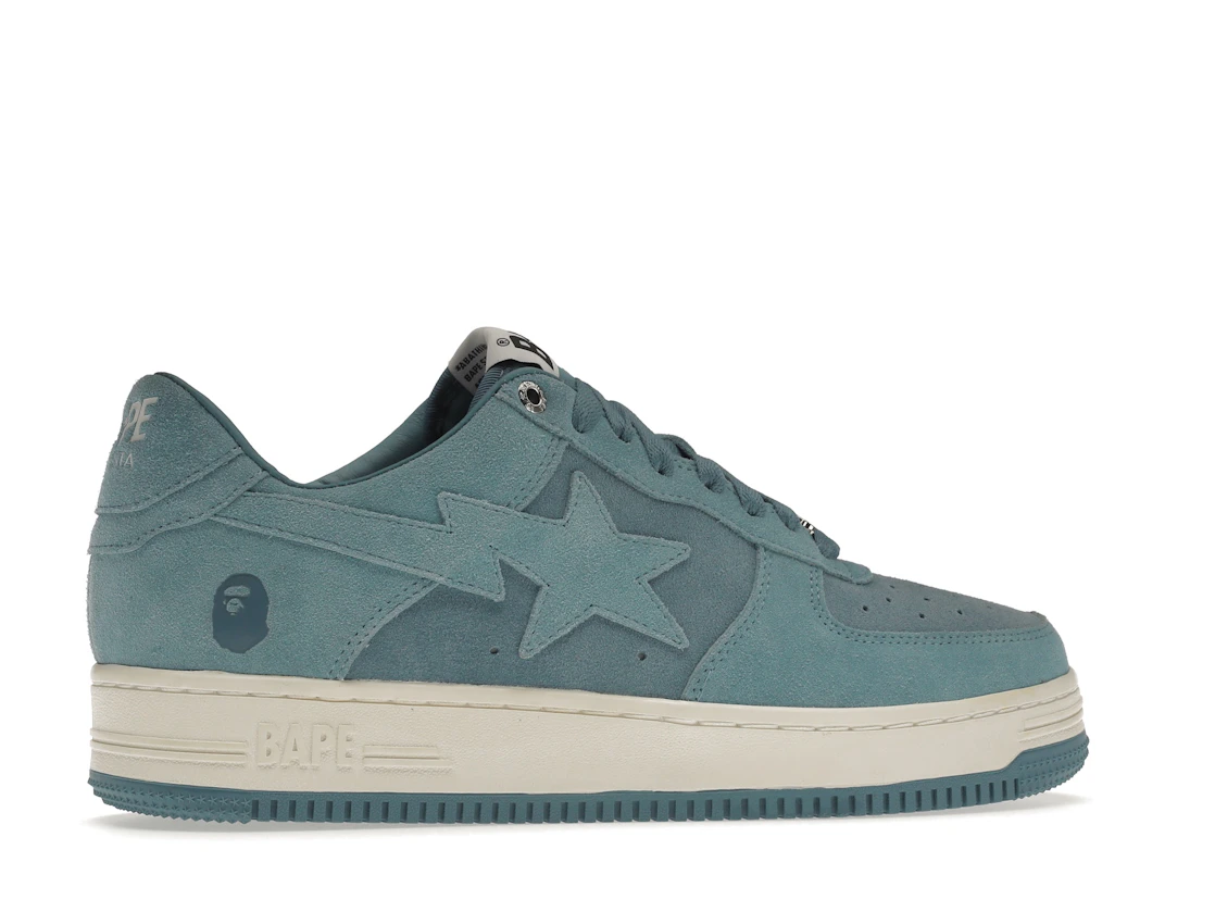 Vue 35 de A Bathing Ape Bape Sta Blue Suede