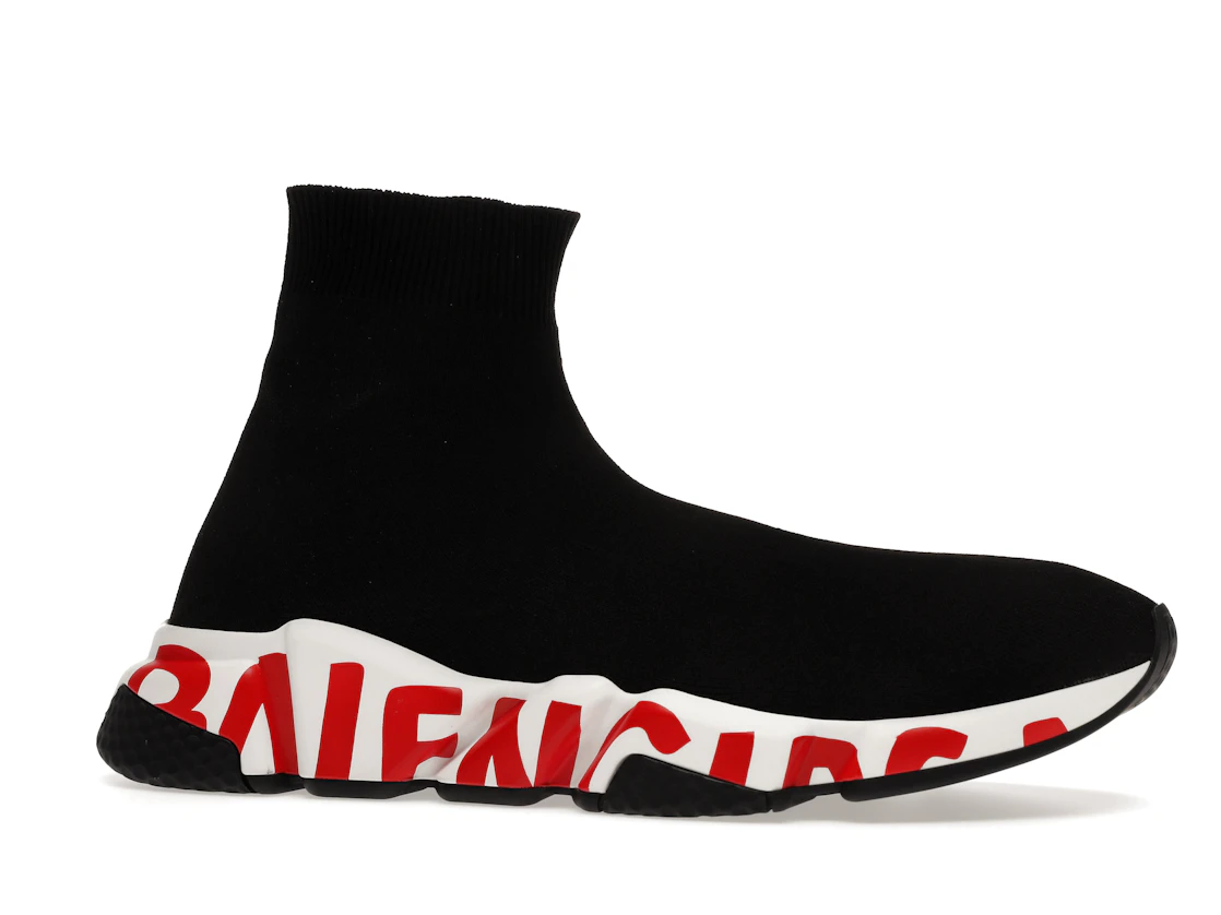Vue 3 de Balenciaga Graffiti Speed Red Sole