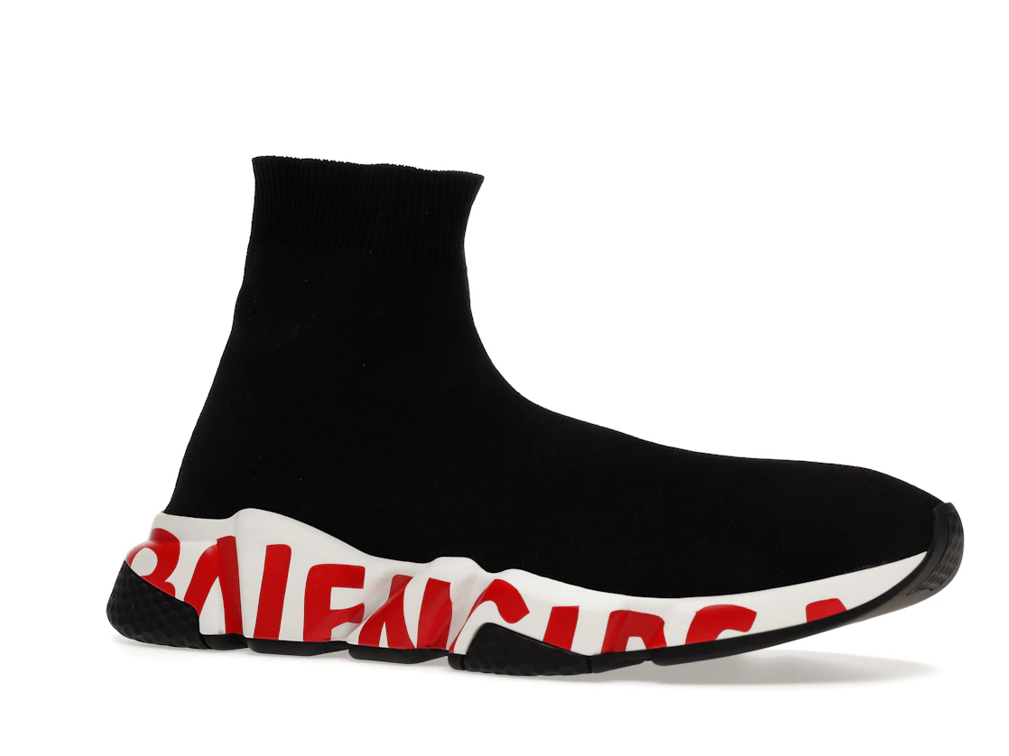 Vue 4 de Balenciaga Graffiti Speed Red Sole