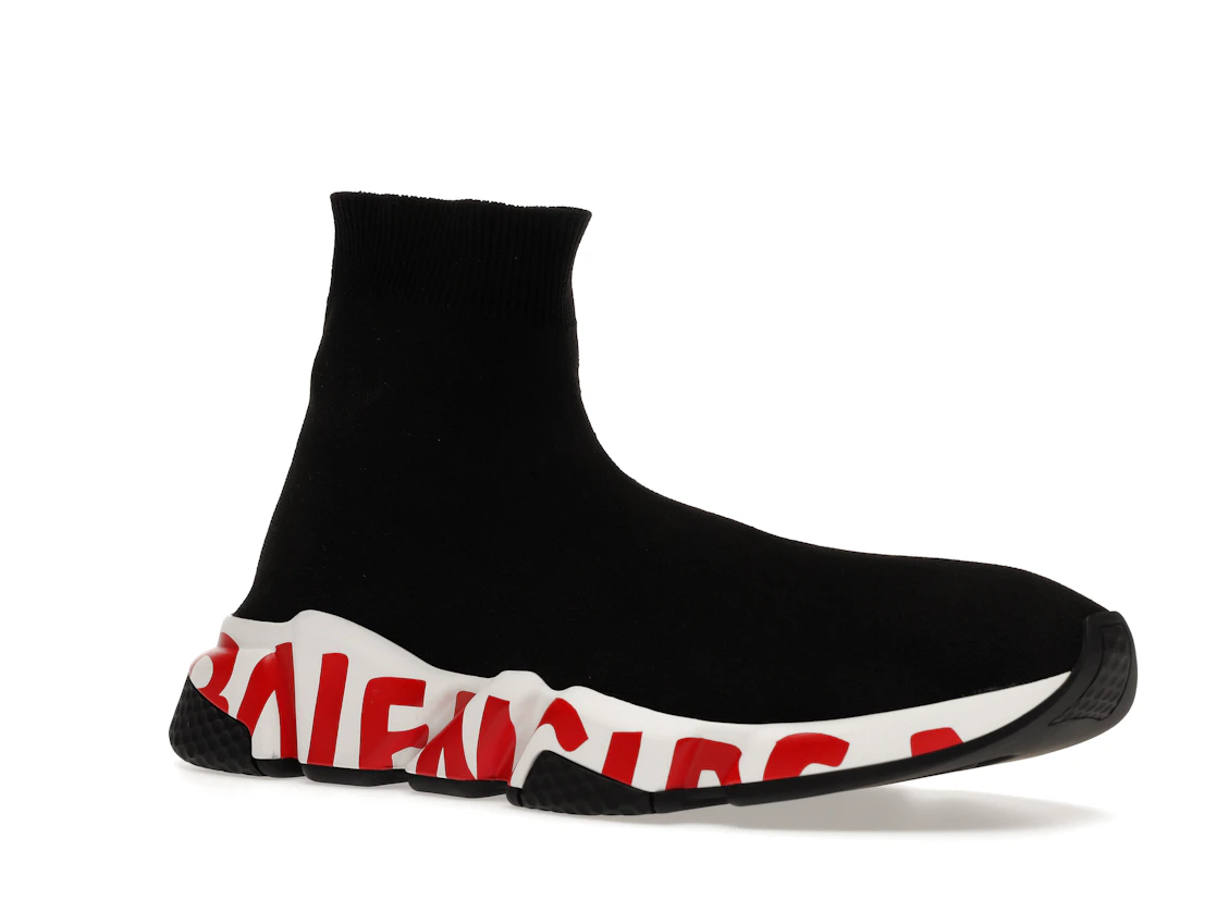 Vue 5 de Balenciaga Graffiti Speed Red Sole