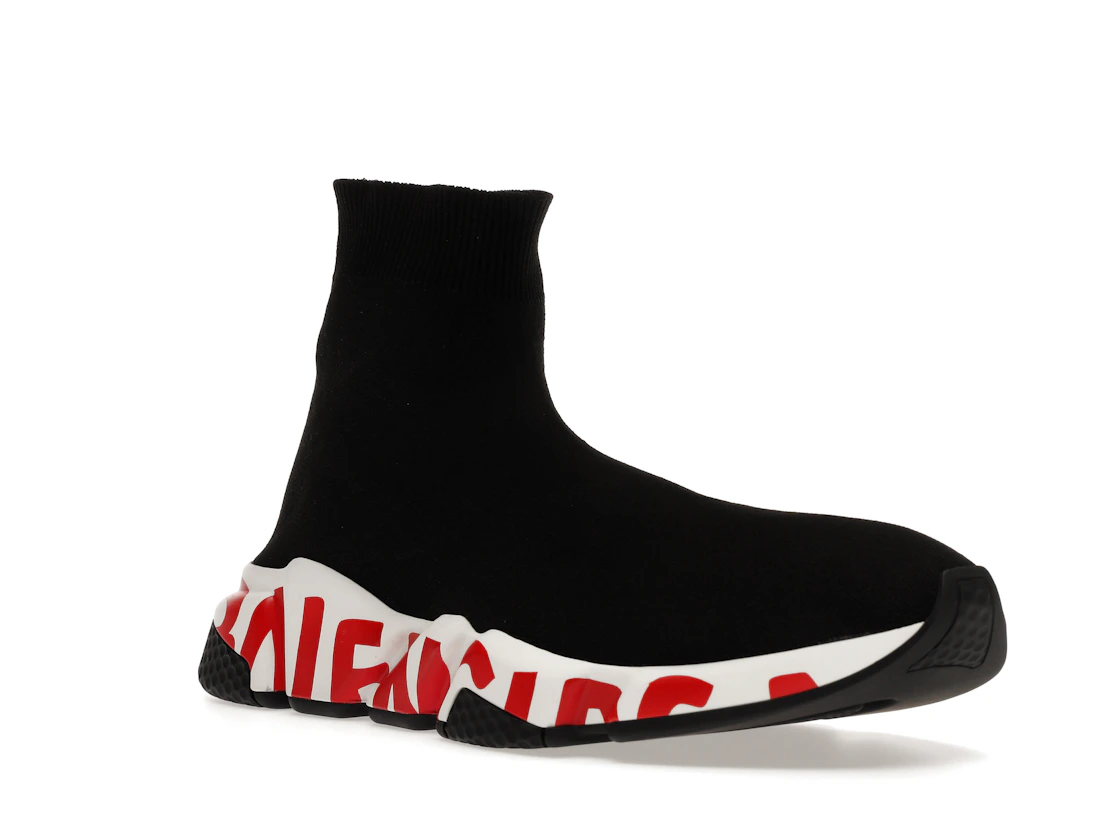 Vue 6 de Balenciaga Graffiti Speed Red Sole