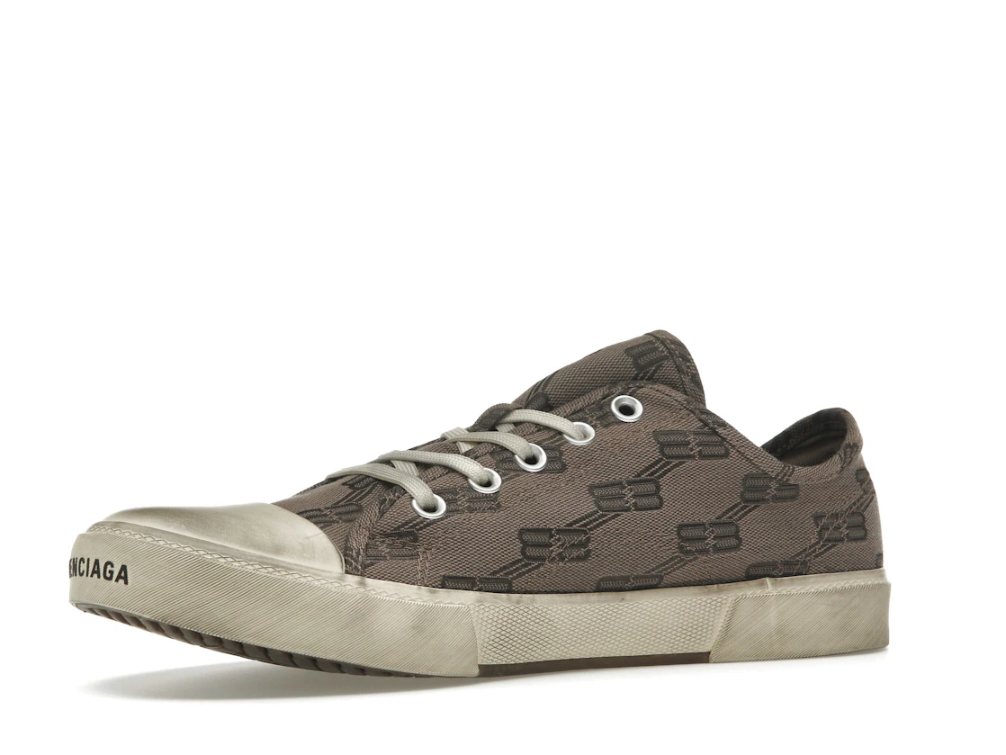 Vue 16 de Balenciaga Paris Low 'BB Monogram Dark Mink Grey