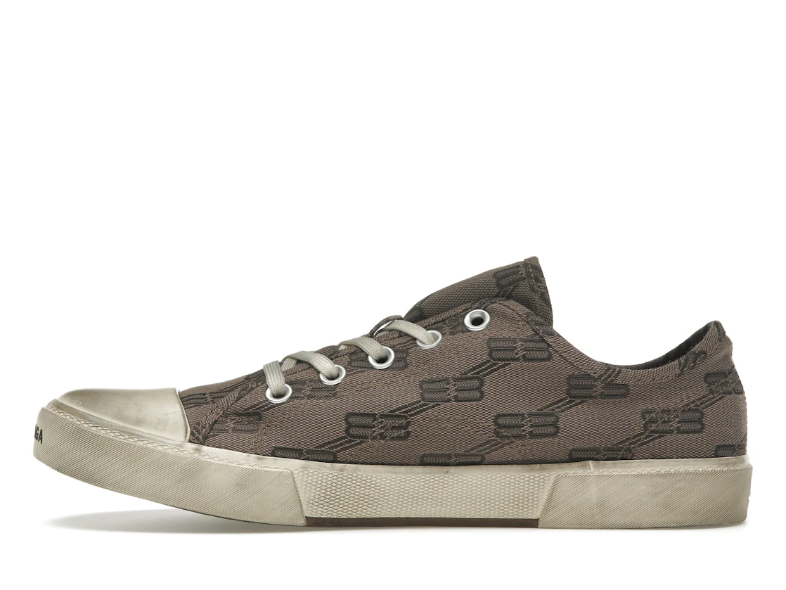 Vue 19 de Balenciaga Paris Low 'BB Monogram Dark Mink Grey