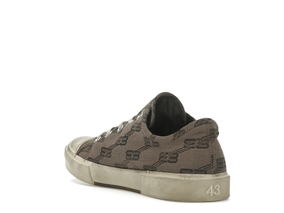 Vue 25 de Balenciaga Paris Low 'BB Monogram Dark Mink Grey