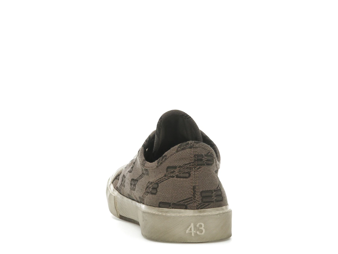 Vue 27 de Balenciaga Paris Low 'BB Monogram Dark Mink Grey