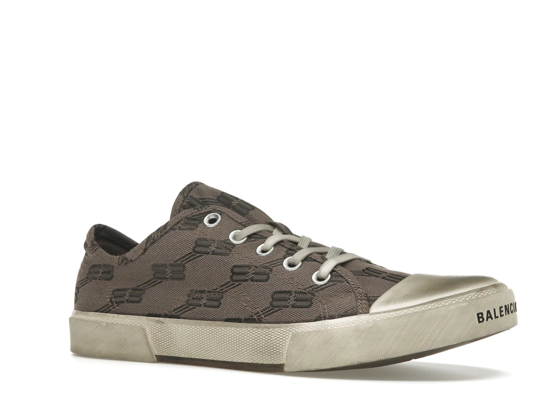 Vue 4 de Balenciaga Paris Low 'BB Monogram Dark Mink Grey