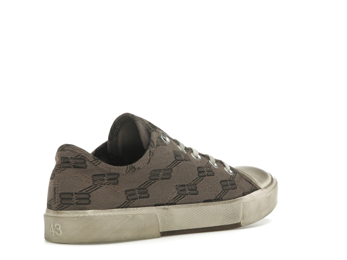 Vue 32 de Balenciaga Paris Low 'BB Monogram Dark Mink Grey
