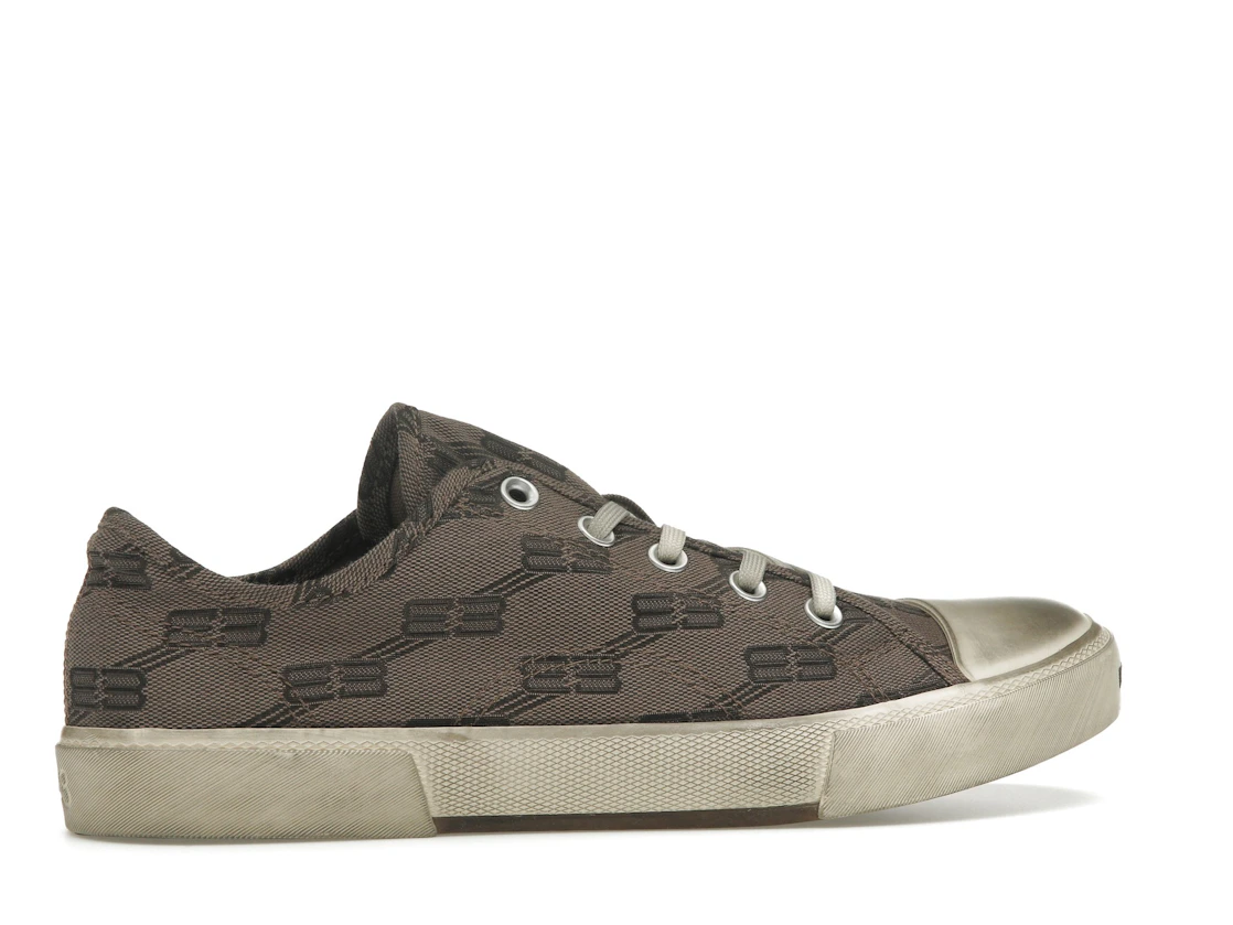 Vue 35 de Balenciaga Paris Low 'BB Monogram Dark Mink Grey
