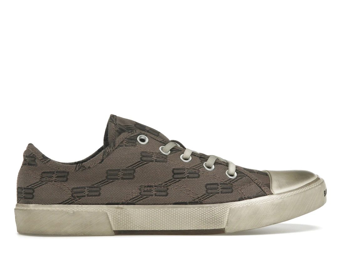 Vue 36 de Balenciaga Paris Low 'BB Monogram Dark Mink Grey