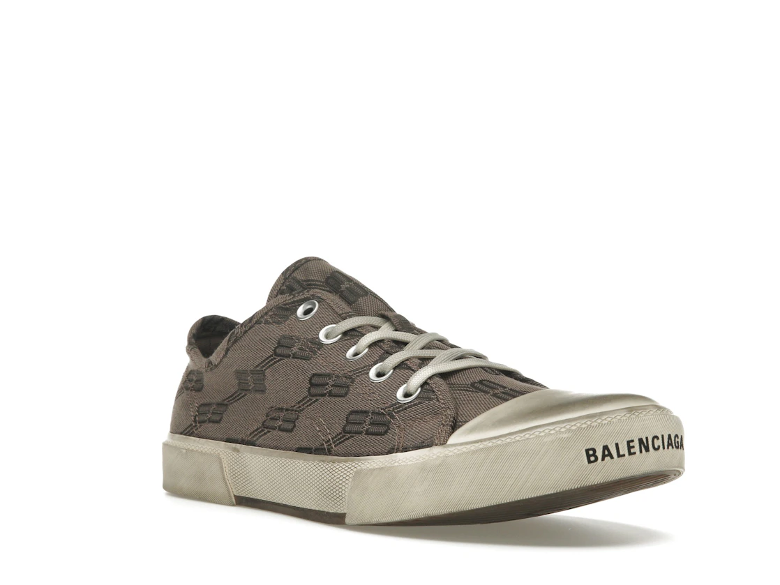Vue 6 de Balenciaga Paris Low 'BB Monogram Dark Mink Grey