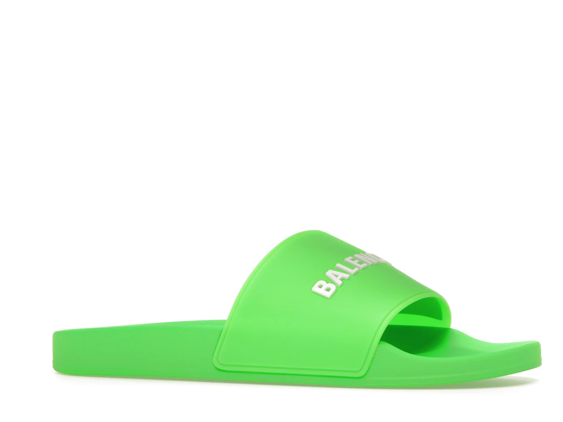 Vue 3 de Balenciaga Pool Slide Green White