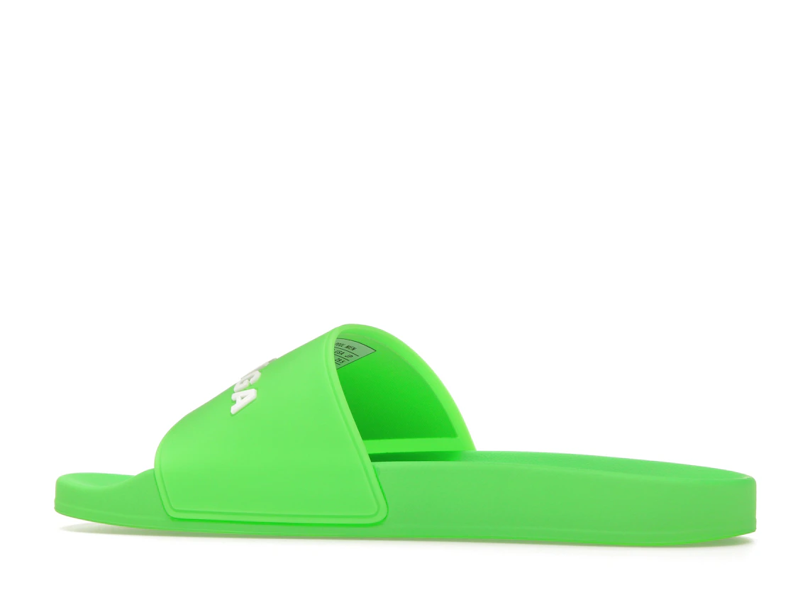 Vue 21 de Balenciaga Pool Slide Green White