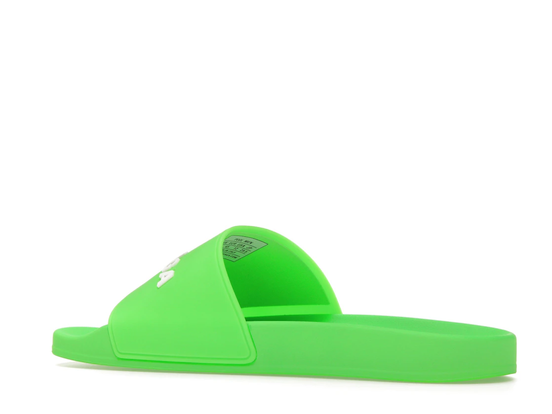 Vue 22 de Balenciaga Pool Slide Green White