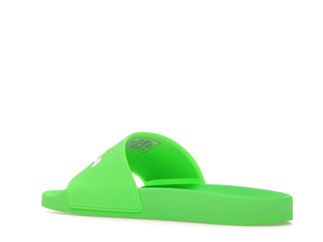 Vue 23 de Balenciaga Pool Slide Green White