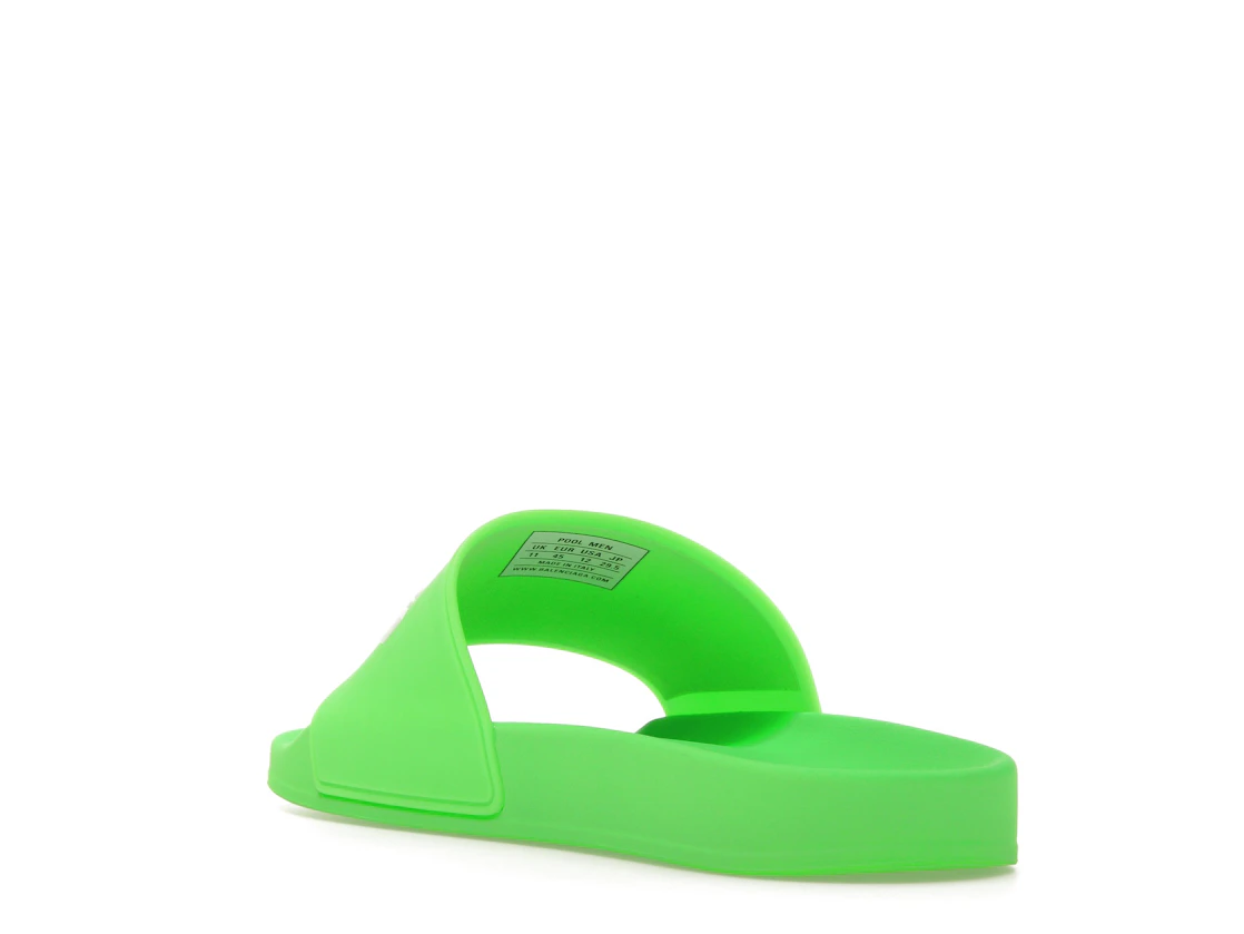 Vue 25 de Balenciaga Pool Slide Green White