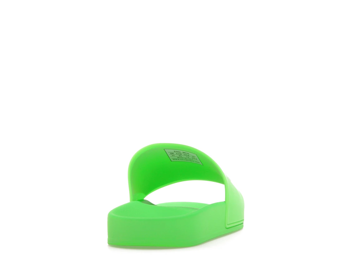 Vue 29 de Balenciaga Pool Slide Green White