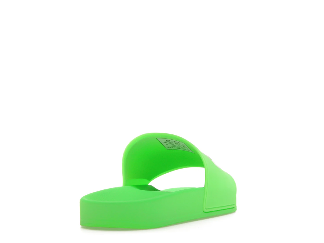 Vue 30 de Balenciaga Pool Slide Green White