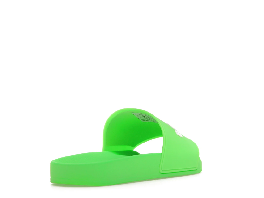 Vue 31 de Balenciaga Pool Slide Green White