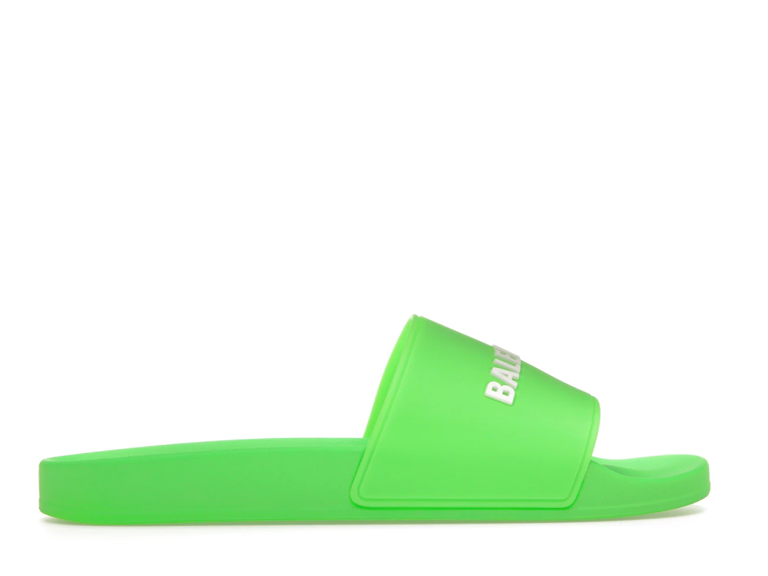 Vue 36 de Balenciaga Pool Slide Green White