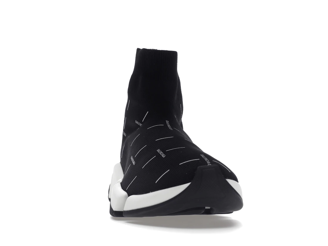 Vue 9 de Balenciaga Speed 2.0 Black White Logo