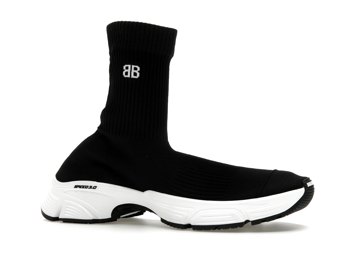 Vue 3 de Balenciaga Speed 3.0 Black White