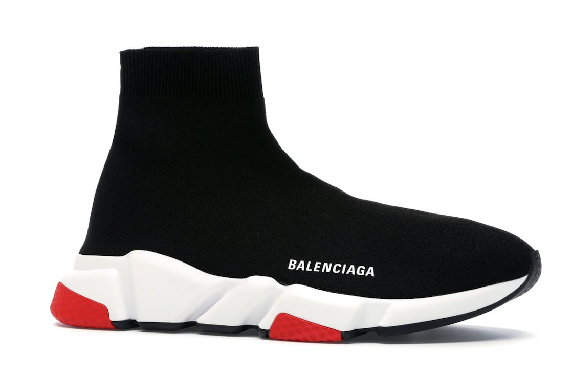Vue 3 de Balenciaga Speed Trainer Black Red