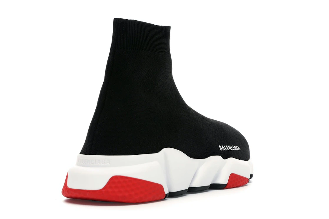 Vue 31 de Balenciaga Speed Trainer Black Red