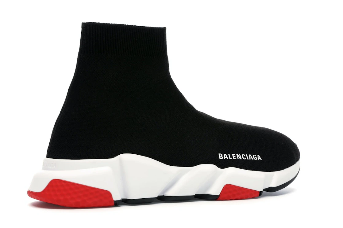 Vue 34 de Balenciaga Speed Trainer Black Red