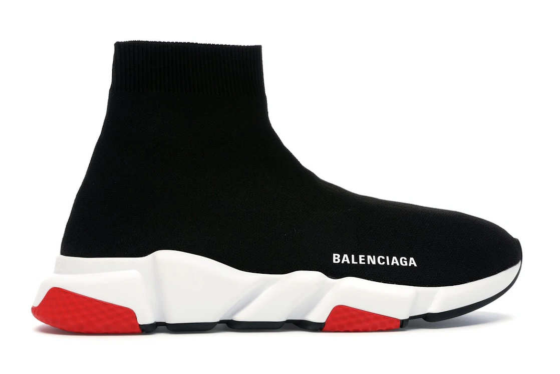 Vue 36 de Balenciaga Speed Trainer Black Red