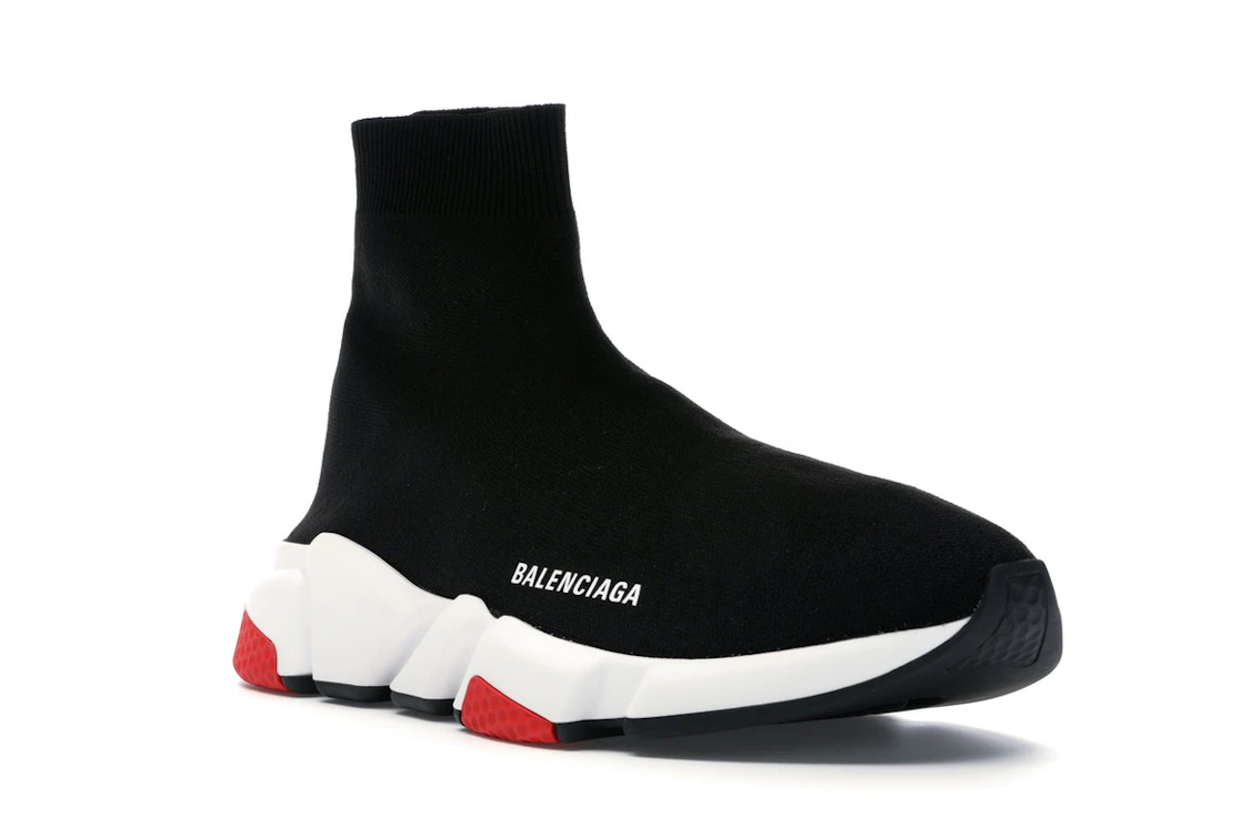 Vue 6 de Balenciaga Speed Trainer Black Red