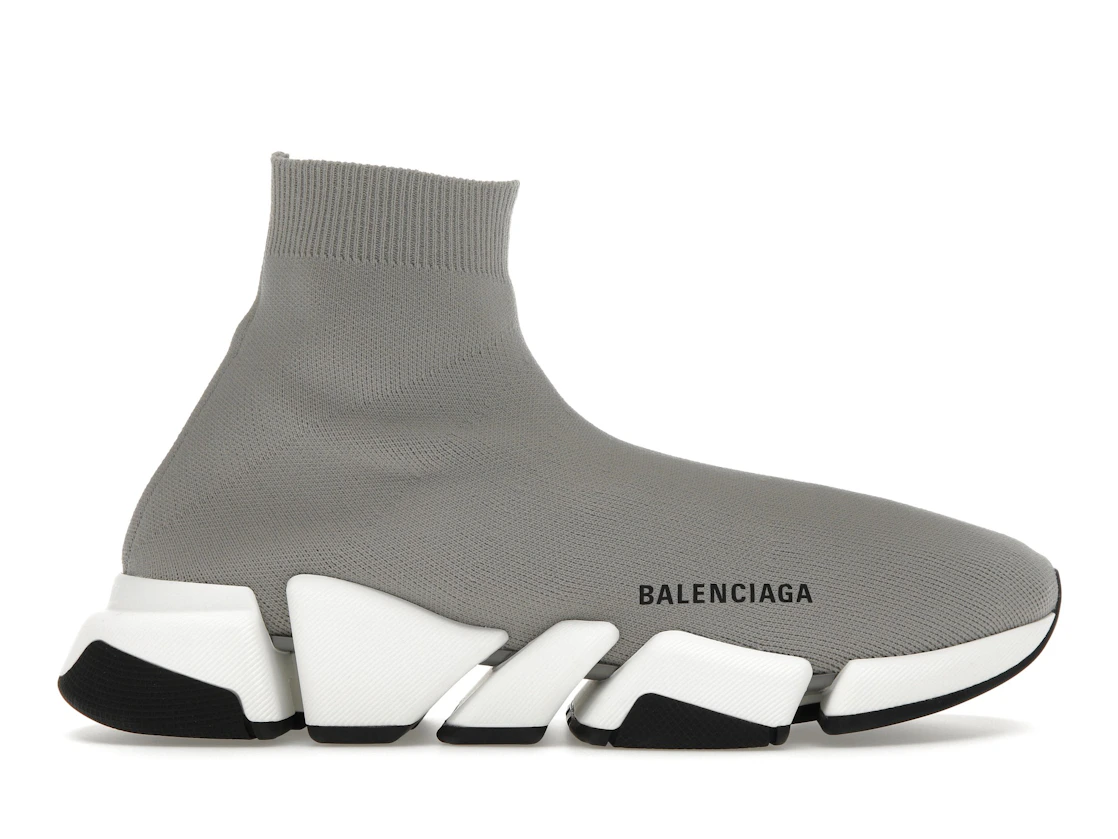 Vue 1 de Balenciaga Speed Trainer Grey White Black