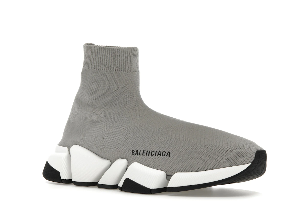 Vue 5 de Balenciaga Speed Trainer Grey White Black