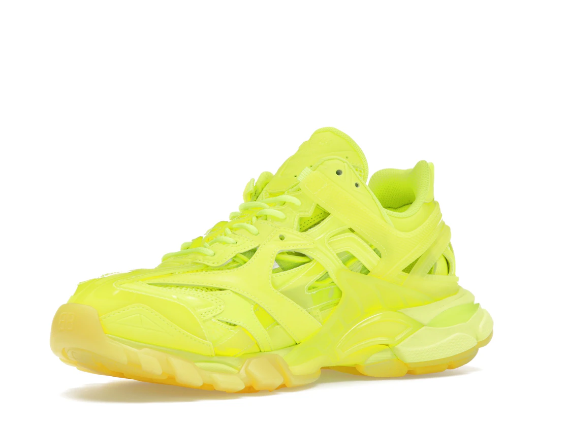 Vue 15 de Balenciaga Track 2 Clear Sole Fluo Yellow