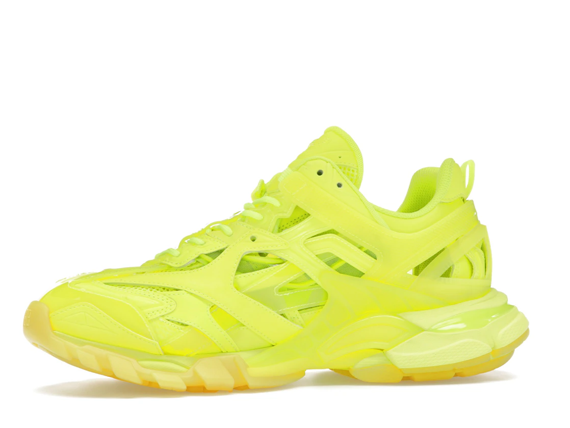 Vue 17 de Balenciaga Track 2 Clear Sole Fluo Yellow