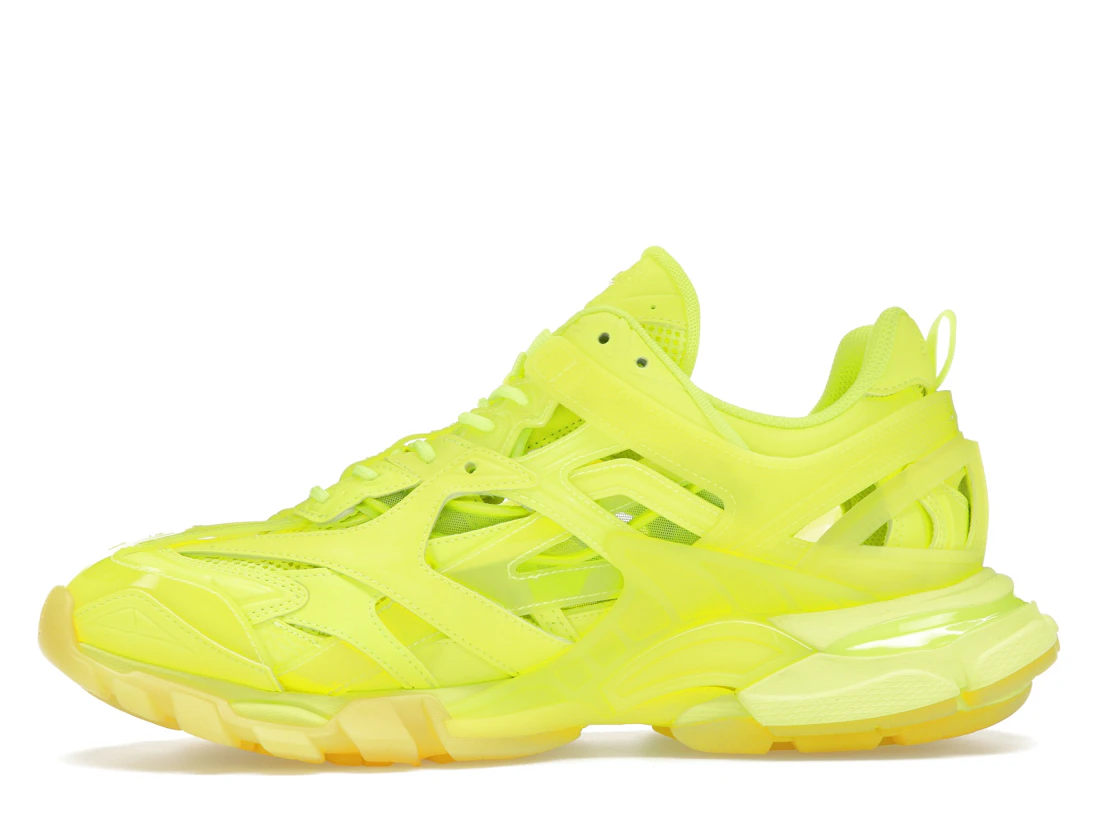 Vue 18 de Balenciaga Track 2 Clear Sole Fluo Yellow