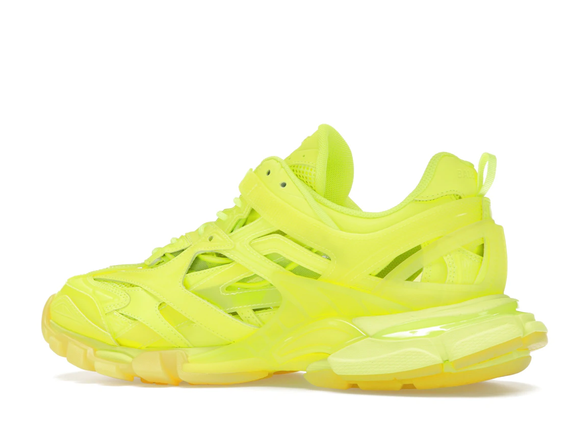 Vue 21 de Balenciaga Track 2 Clear Sole Fluo Yellow