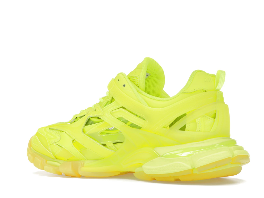 Vue 22 de Balenciaga Track 2 Clear Sole Fluo Yellow