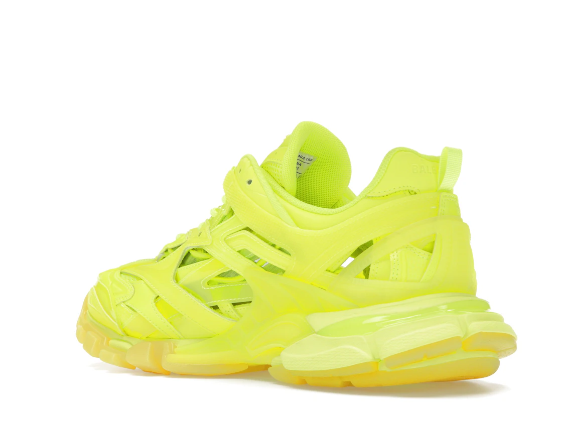 Vue 23 de Balenciaga Track 2 Clear Sole Fluo Yellow
