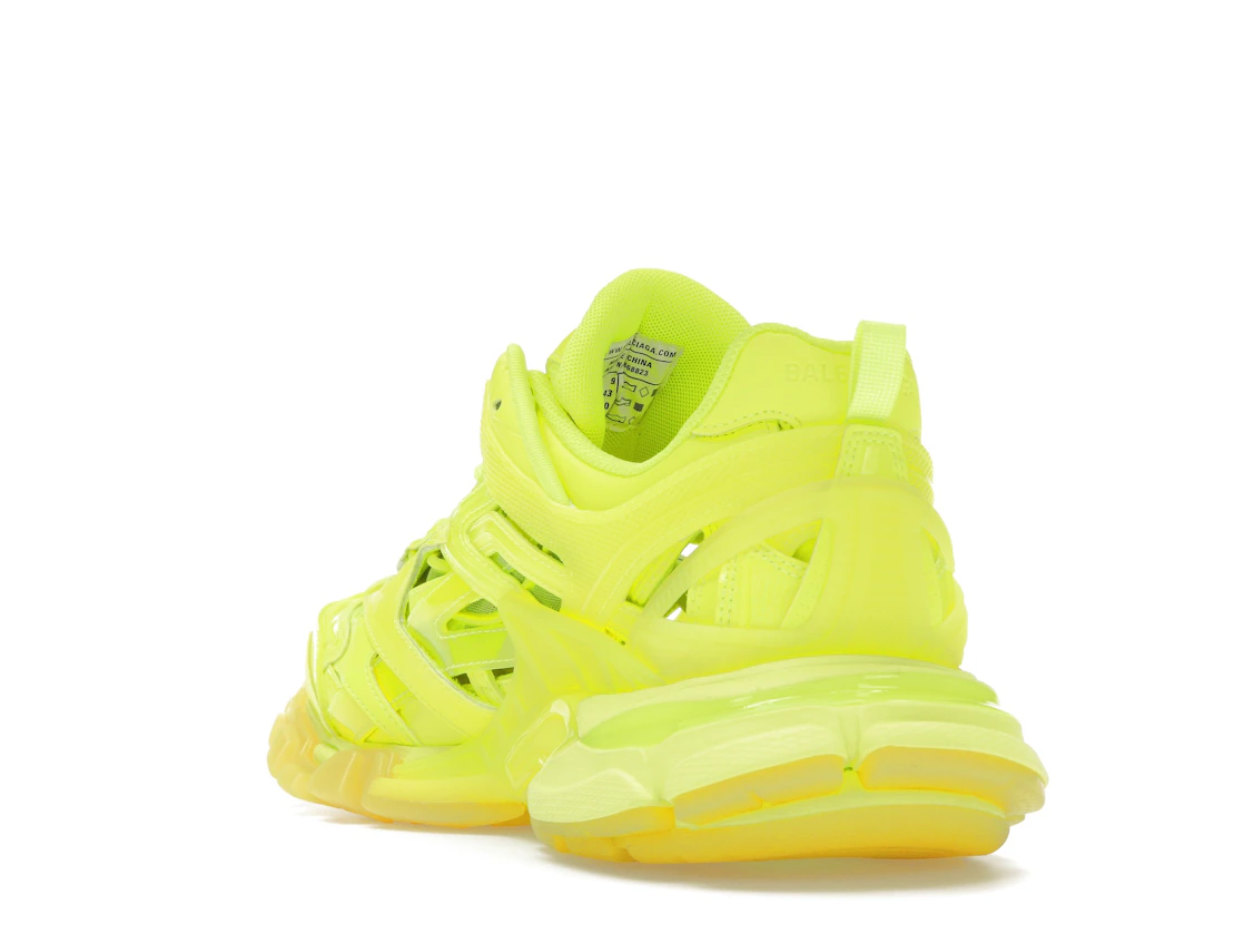 Vue 25 de Balenciaga Track 2 Clear Sole Fluo Yellow