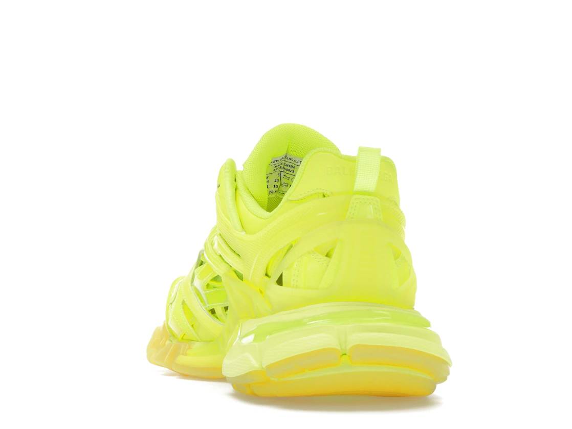 Vue 26 de Balenciaga Track 2 Clear Sole Fluo Yellow