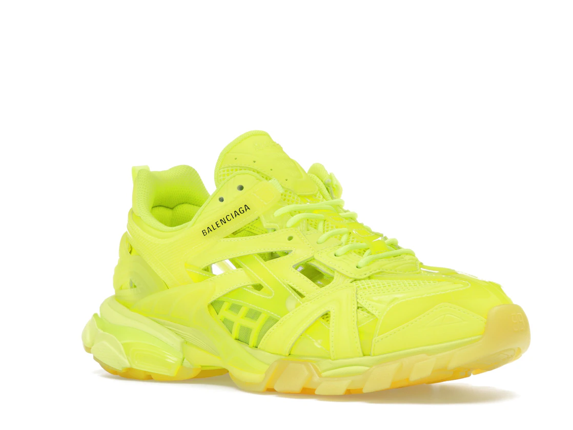 Vue 5 de Balenciaga Track 2 Clear Sole Fluo Yellow