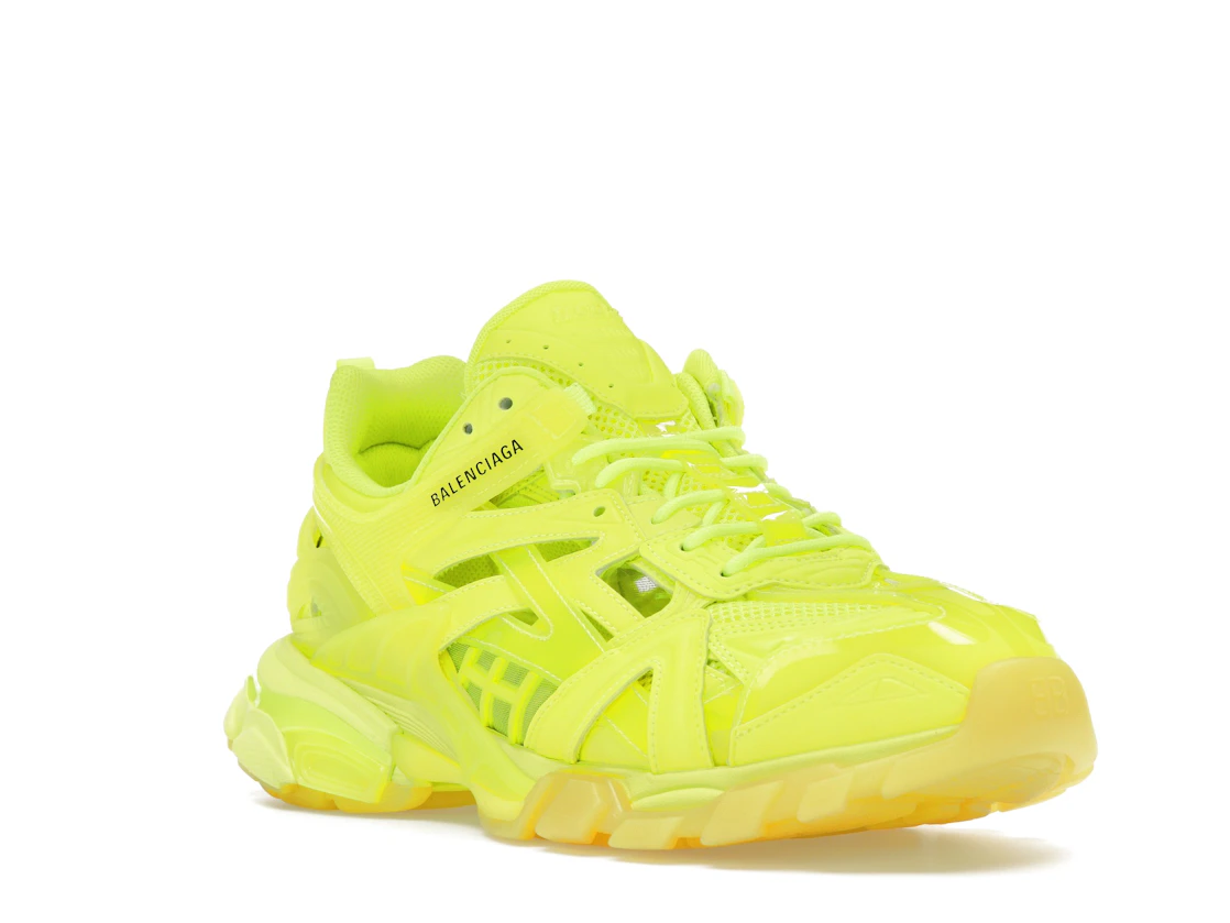 Vue 6 de Balenciaga Track 2 Clear Sole Fluo Yellow