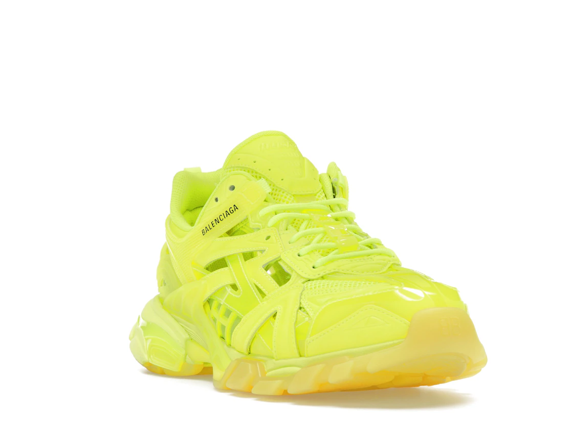 Vue 7 de Balenciaga Track 2 Clear Sole Fluo Yellow