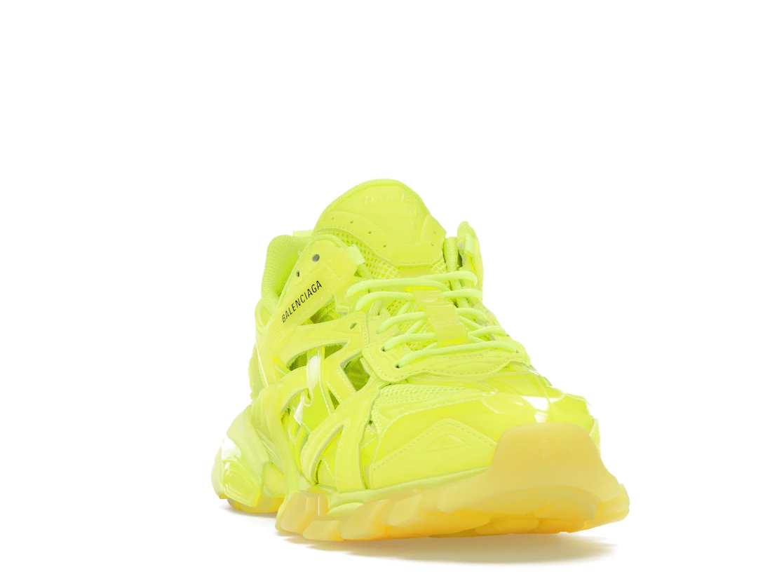 Vue 8 de Balenciaga Track 2 Clear Sole Fluo Yellow