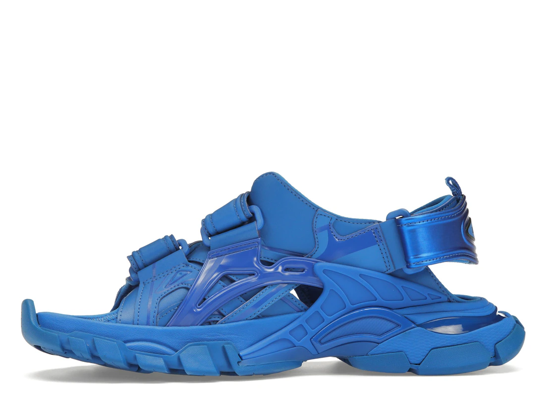 Vue 18 de Balenciaga Track Sandal Blue