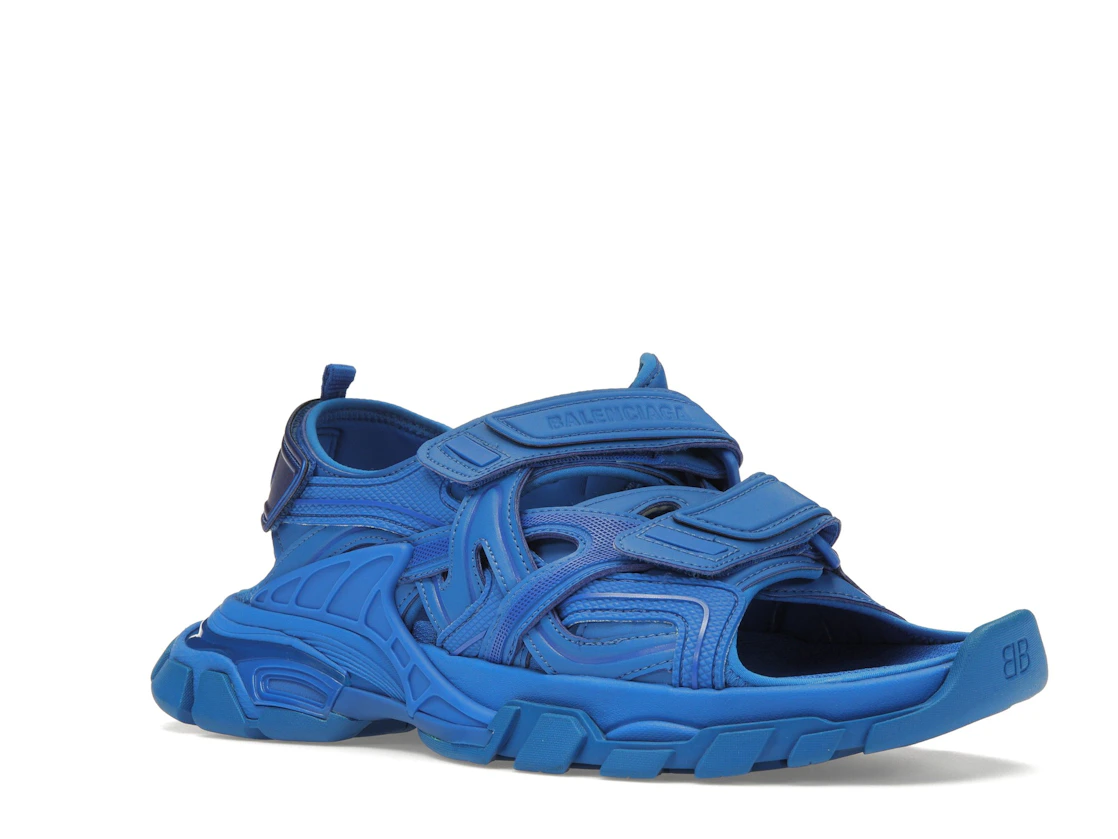 Vue 5 de Balenciaga Track Sandal Blue